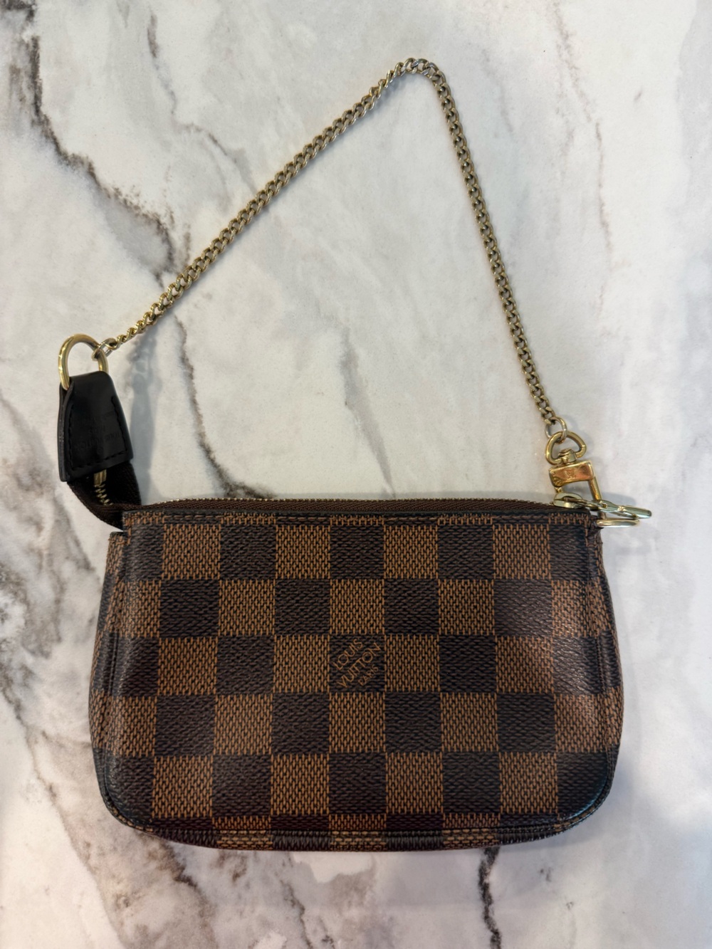 Louis Vuitton Damier Ebene Mini Pochette Accessories